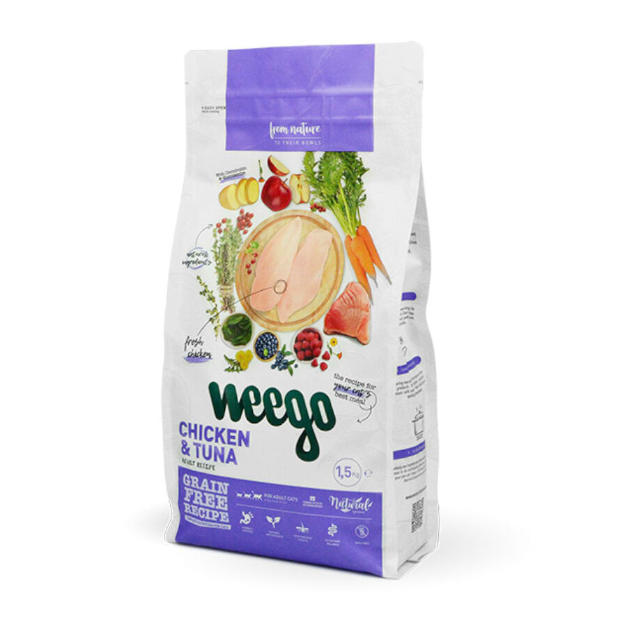 7 kg Weego Pollo y At&uacute;n pienso para gatos, , large Imagen numero 1